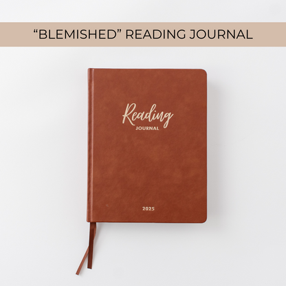 Blemished Liv Paper Co 2025 Reading Journal Cover